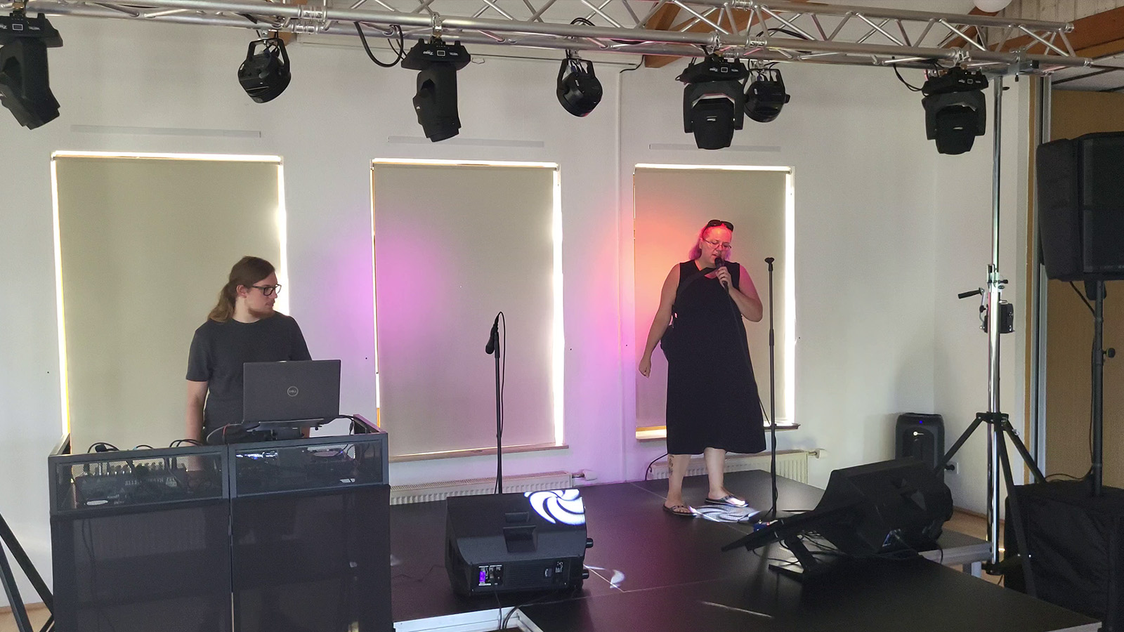 Stimmungsvolle Tanzfläche